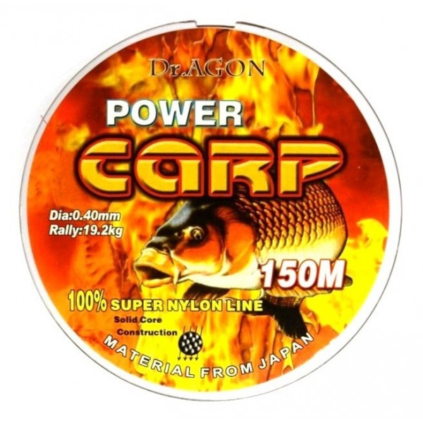Леска рыбацкая, DrAGON Power Carp мультиколор, 150м, сечение 0,40мм